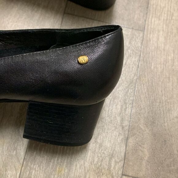 Etienne Aigner Painter Heeled Leather‎ Work Casual Slip On Loafers Shoes - Picture 3 of 8